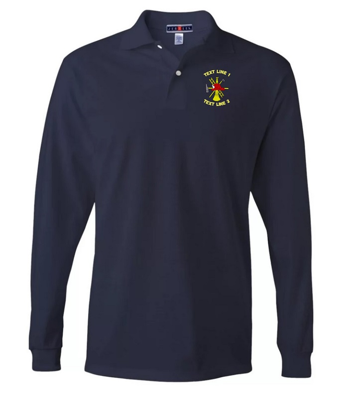 (image for) Firefighter Scramble L/S Polo